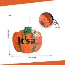 Load image into Gallery viewer, It&#39;s a Gender Reveal Pumpkin Pinata Fall Theme/thanksgiving
