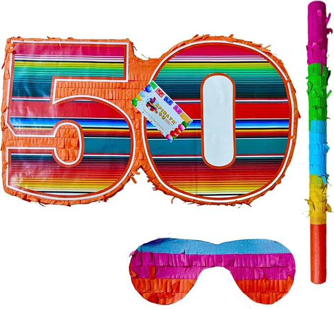 Blue Number Five Pinata, Blank Number 5 Themed Kids Birthday Party Gift, 5th Anniversary Celebration, Handmade Number Pinata for Decorations (Copy)