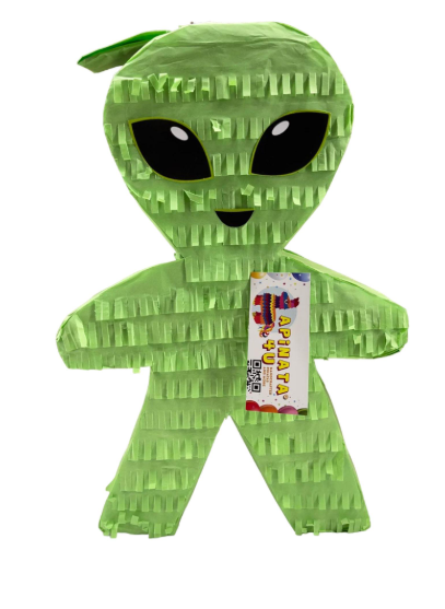 20” Tall Green Alien PInata Out of this World Theme Birthday Party Supplies