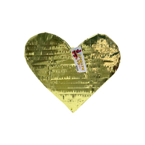 Gold Heart Pinata, Bridal Shower Party Decor, Valentines Day Gift for Girlfriend, Love Theme Glitter Confetti Pinata, Anniversary Party Gift