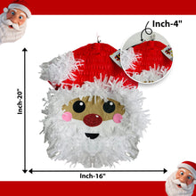 Load image into Gallery viewer, Christmas Santa Claus Themed Pinata, Christmas Party Supplies and Decorations, Holiday Party Favor, Kids Christmas Party Santa Claus Gift
