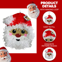 Load image into Gallery viewer, Christmas Santa Claus Themed Pinata, Christmas Party Supplies and Decorations, Holiday Party Favor, Kids Christmas Party Santa Claus Gift
