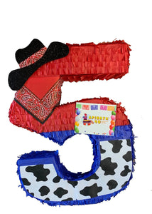 Cowboy Number Five Pinata