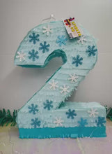 Load and play video in Gallery viewer, Number Two Pinata, Princess Themed Second Birthday Party Decorations, 2nd Anniversary Gift and Celebration, Great to Create Your Own Theme
