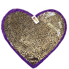 Load image into Gallery viewer, Large Purple &amp; Leopard Print Heart Pinata
