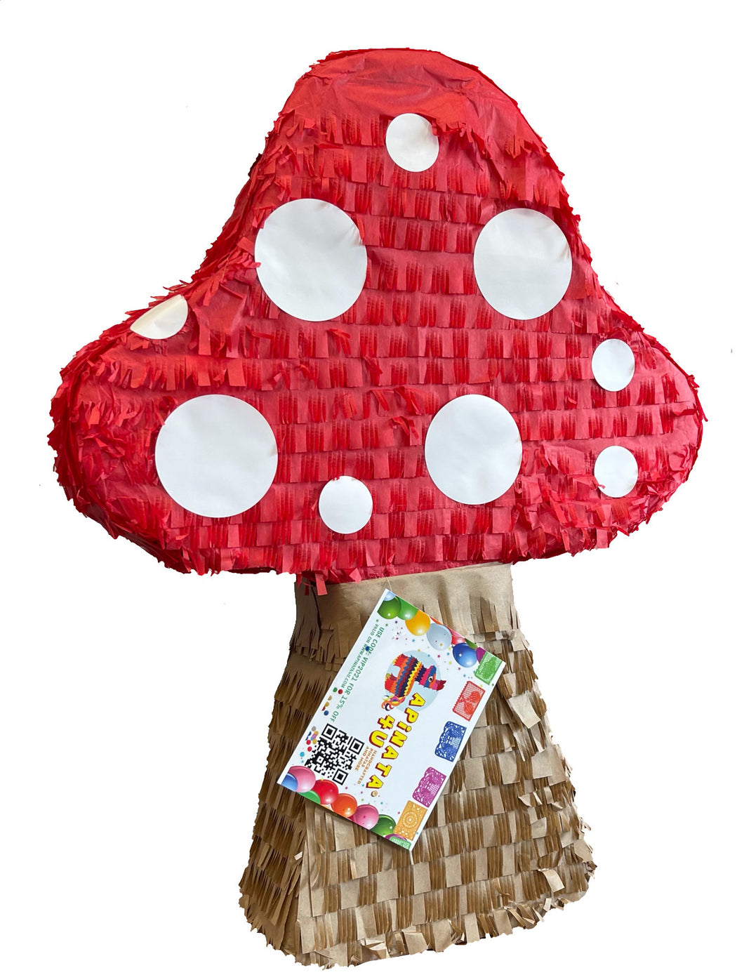 Red Mushroom Pinata Red Color Mushroom Themed Party Woodland Party 20