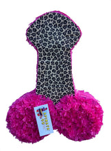 Load image into Gallery viewer, Pecker Pinata 20&quot; Tall Cheetah and Pink Color Bachelor Bachelorette Party Favors Gag Gifts Penis Shaped
