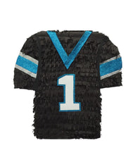 Load image into Gallery viewer, Black &amp; Blue Football Jersey Pinata
