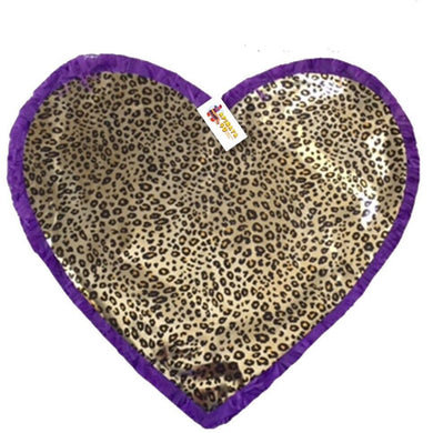 Large Purple & Leopard Print Heart Pinata