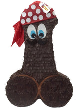 Load image into Gallery viewer, Pecker Pinata 20&quot; Tall BrownReady to Ship Color Bachelor Bachelorette Party Favors Gag Gifts
