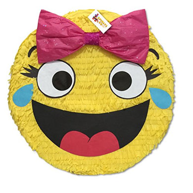 Girly Laughing Emoticon Pinata