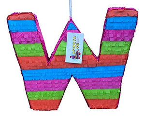 Large Letter W Pinata