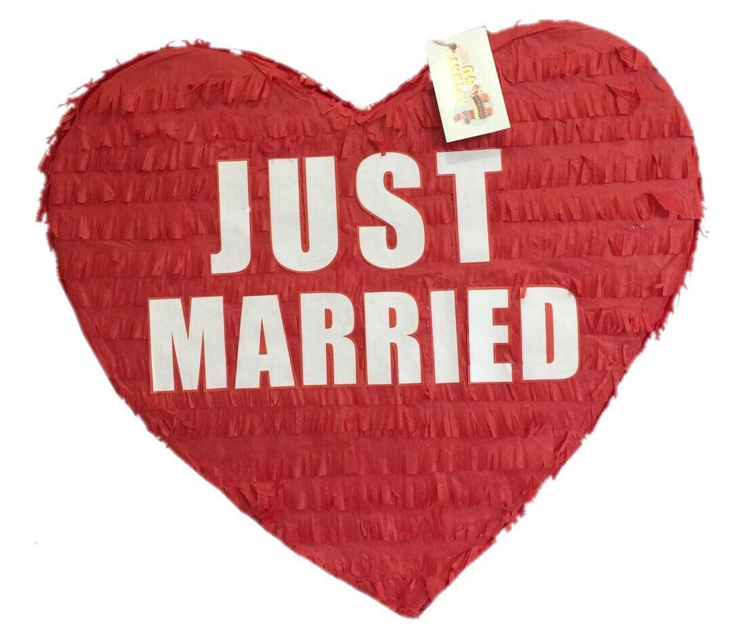 JUST MARRIED Heart Pinata by APINATA4U