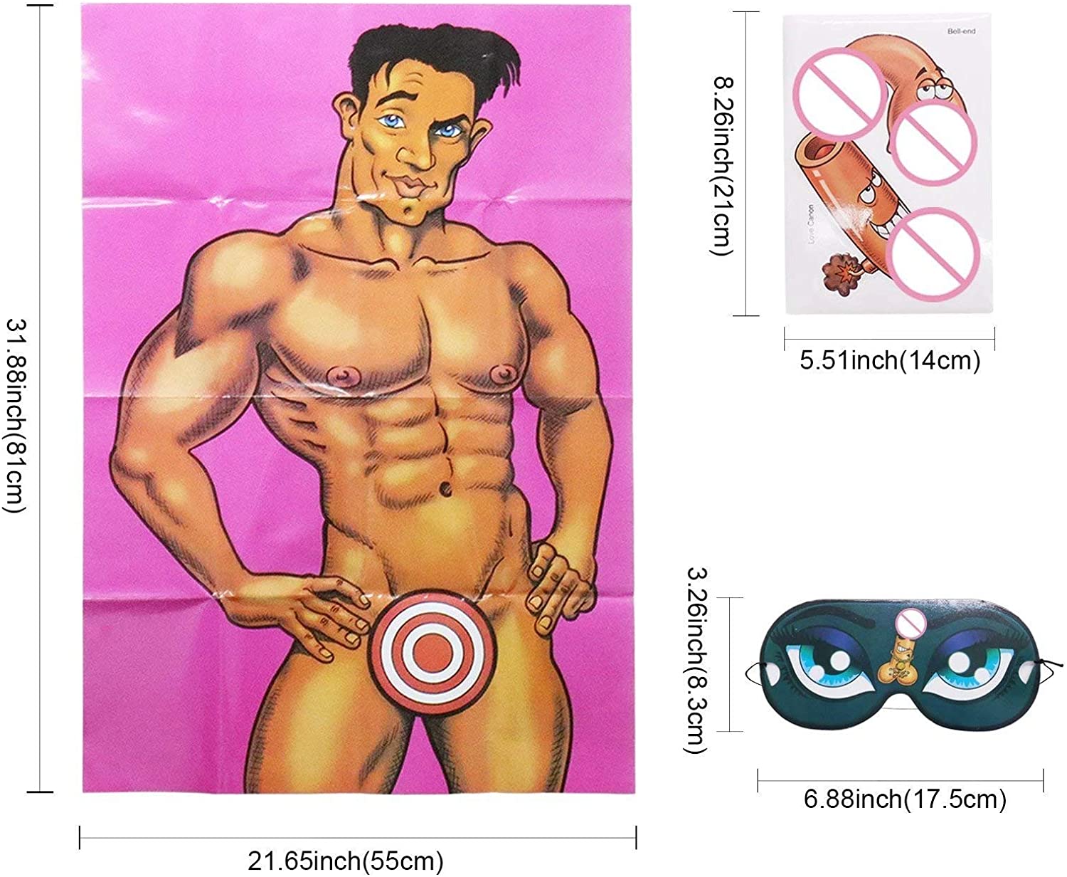 Junk on The Hunk Poster | Sex Toy | Bachelorette Game APINATA4U Junk on The Hunk Poster | Sex Toy | Bachelorette Game APINATA4U