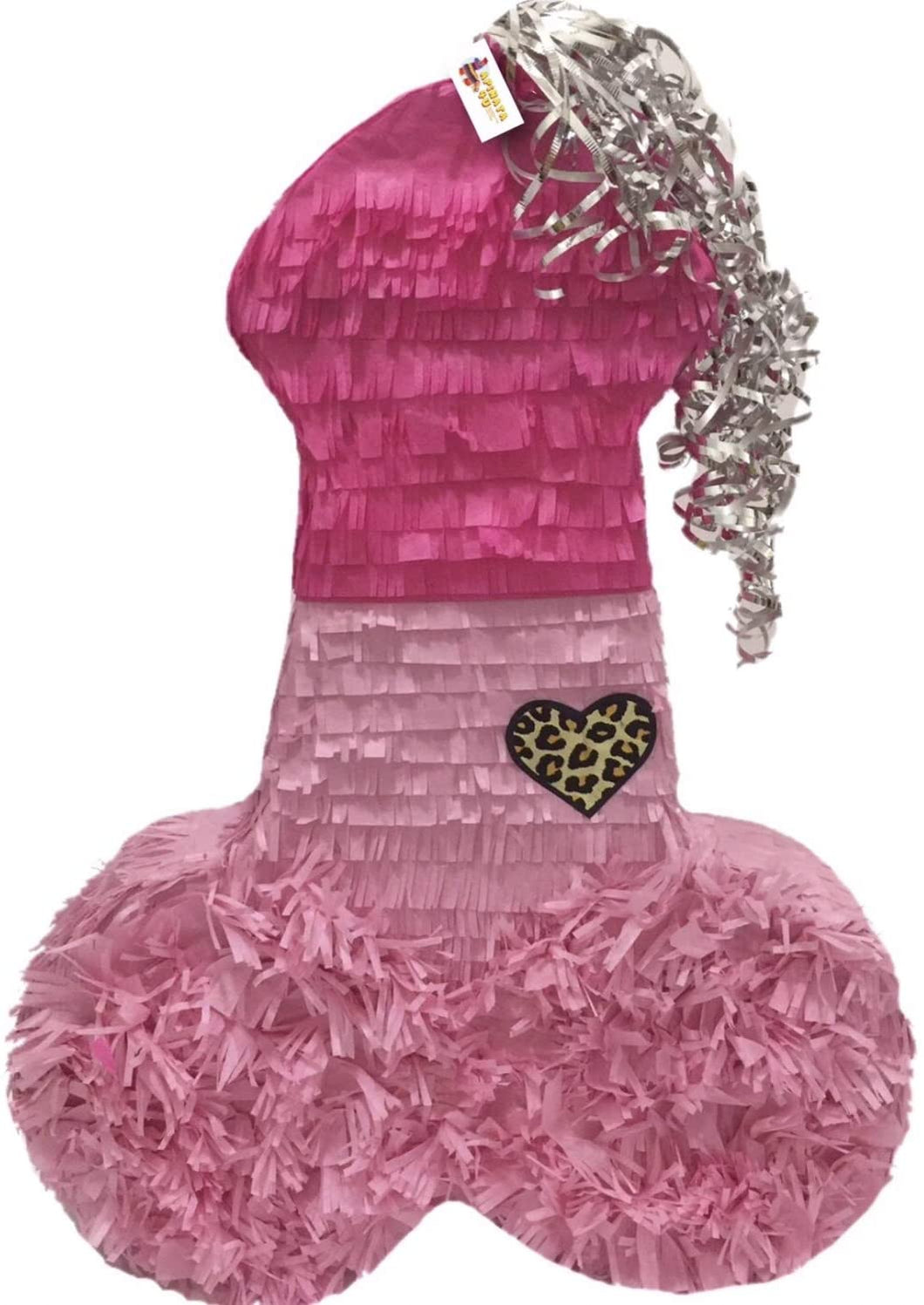 20” Tall Pink Penis Pinata Diva Themed Bachelorette Adult Party Over The Hill Gag Gift