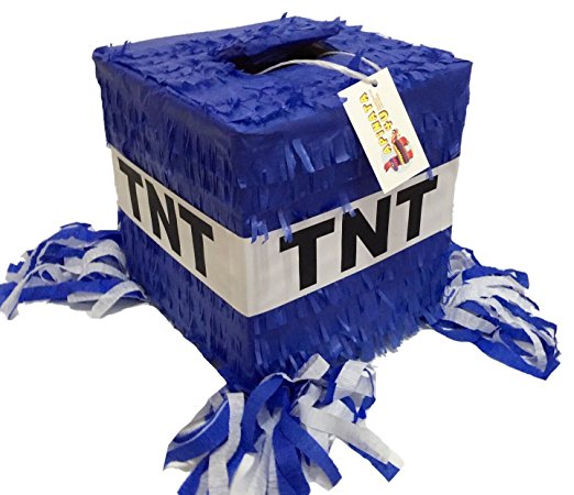 Blue TNT Pinata by APINATA4U