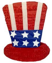 Load image into Gallery viewer, July 4th Patriotic Hat Pinata 20” Tall
