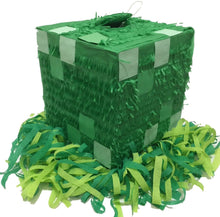 Load image into Gallery viewer, Green Box Pinata Handcrafted Custom Fully Assembled Ready to USE
