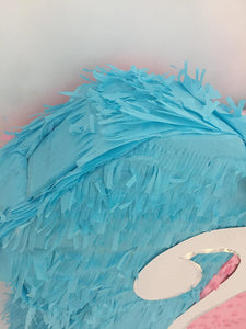 Pink & Blue Gender Reveal Pinata Baby Theme Baby Onesie Theme