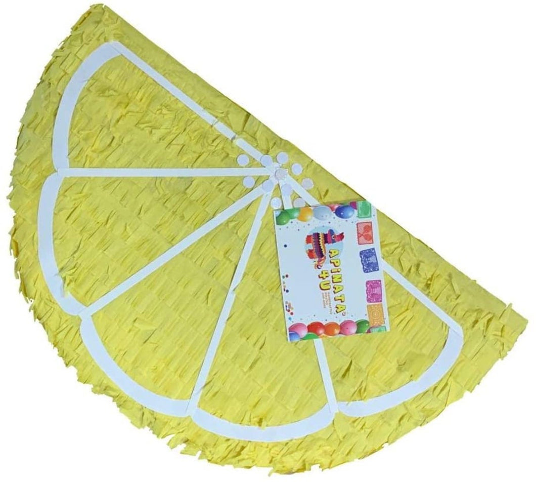 Lemon Slice Piñata Yellow Color Lemon Theme Party Decoration