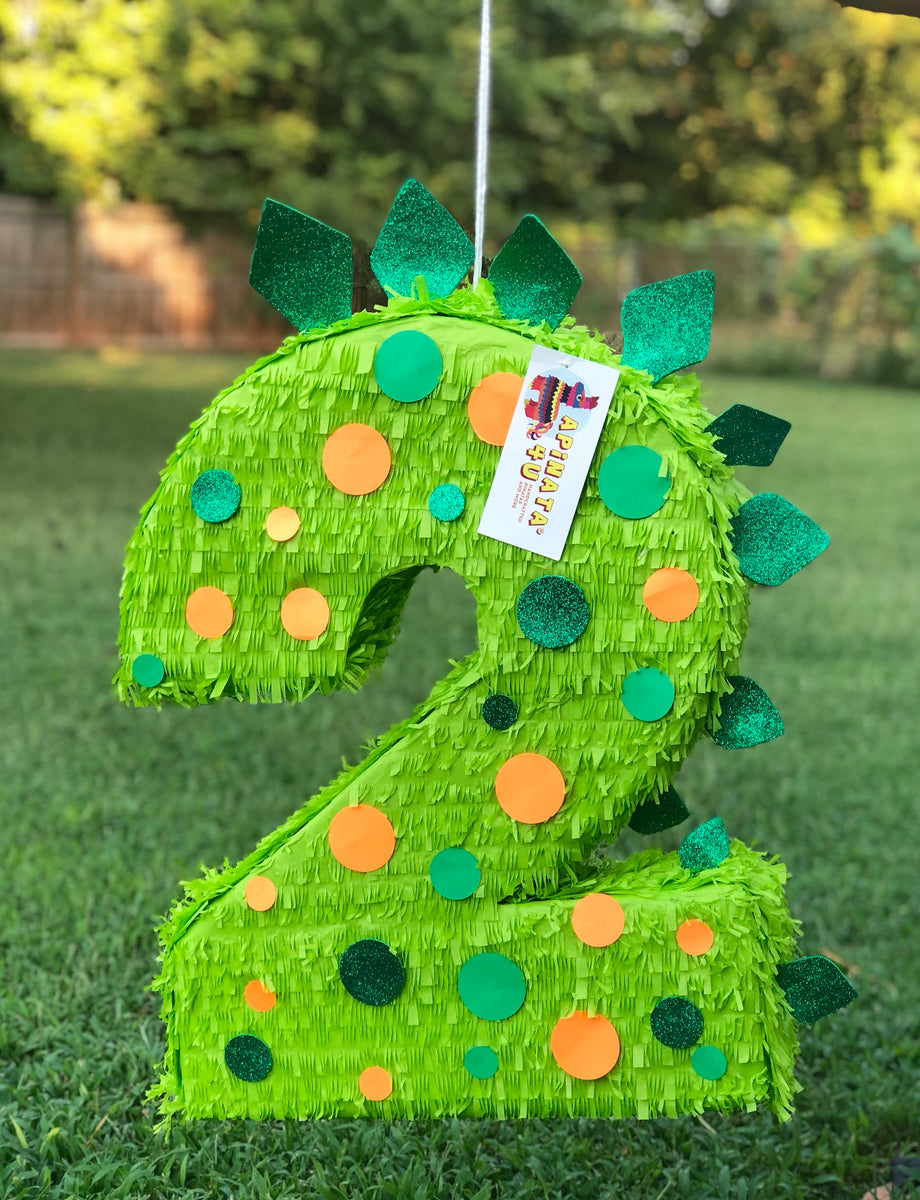 APINATA4U 20-Inch Green Camouflage Number 7 Pinata - Whack Style, Holds 3-8 Lbs