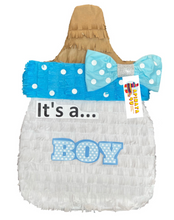 Load image into Gallery viewer, Boy Baby Bottle Pinata, It&#39;s a Boy! Boy Baby Shower Baby Boy Party
