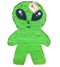 Load image into Gallery viewer, 20” Tall Green Alien PInata Out of this World Theme Birthday Party Supplies
